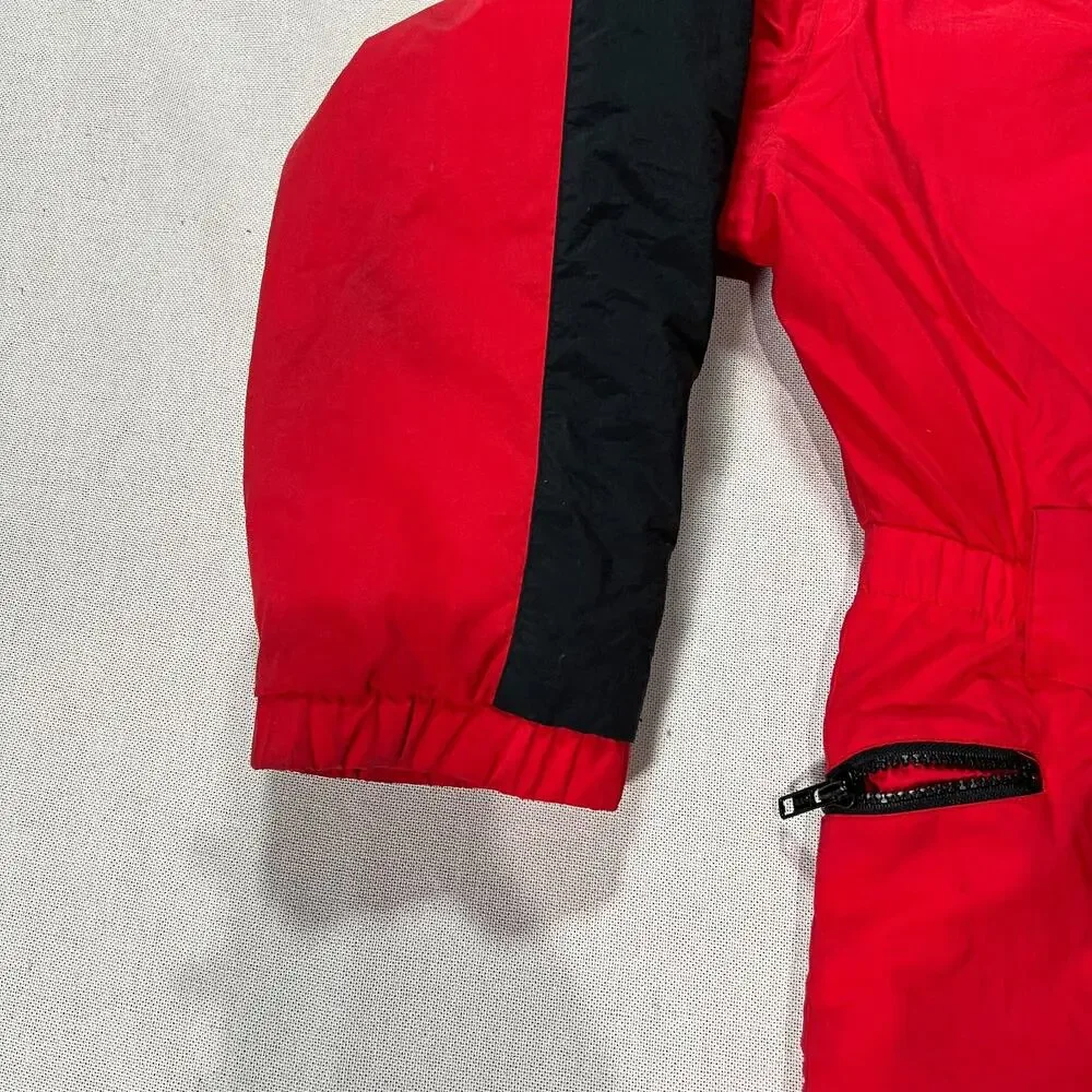 Vintage Ossi Skiwear One Piece Ski Suit Boys Sz XL Snow Suit Snowboard Retro